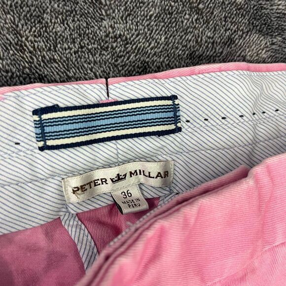 Peter Millar Pants 36 Pima Chino Dress Up Formal Office Work-wear Trouser Pant - Picture 3 of 5